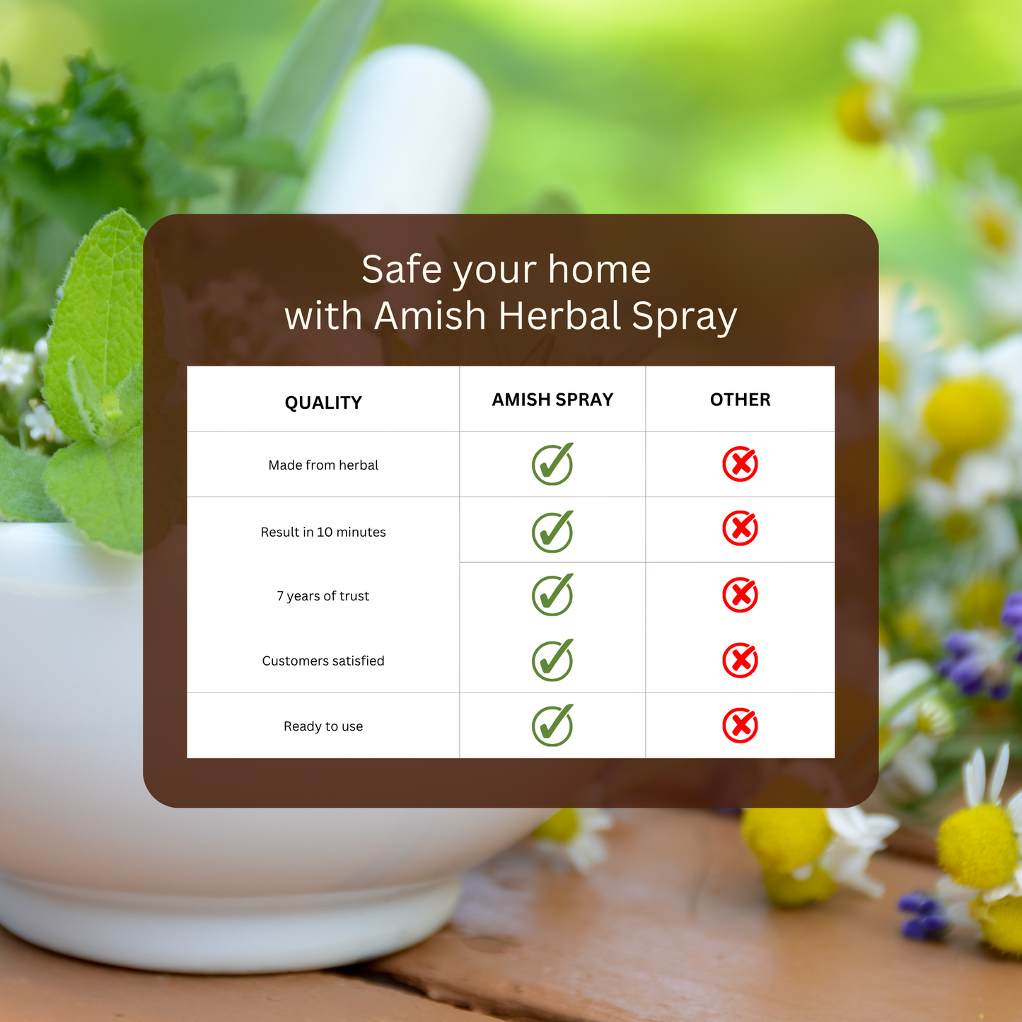 Amish Herbal Termite Spray 250 ml|10 Minutes Formula |Removes Entire Termite colony
