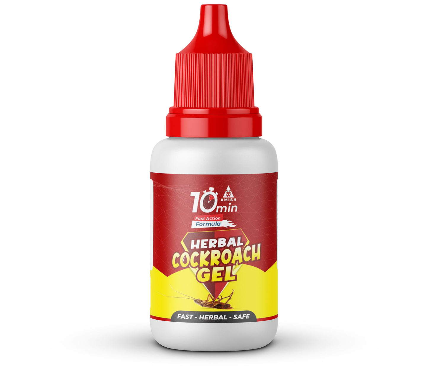 Amish C Herbal Cockroach Gel 30gm Pack of 2 |10 Minutes Result Guaranty|Removes Entire Cockroach Infestation|Powerful Cockroach Repellent For Home|100% Organic Chemical Free