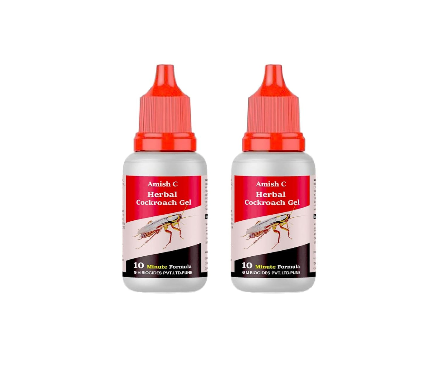 Amish C Herbal Cockroach Gel 30gm Pack of 2 |10 Minutes Result Guaranty|Removes Entire Cockroach Infestation|Powerful Cockroach Repellent For Home|100% Organic Chemical Free