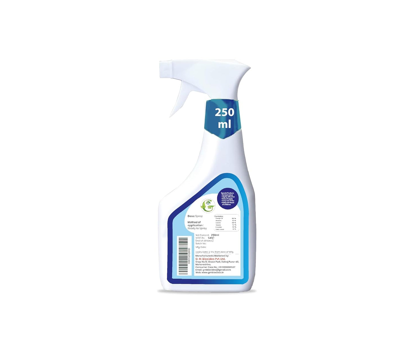 Amish Herbal Ant Spray 250ml Pack-1|10 Minutes Formula |Removes Entire Ant colony|Powerful 100% Organic No Chemical Ant Repellent Spray for Home Kitchen Office Garden Long Lasting Protection