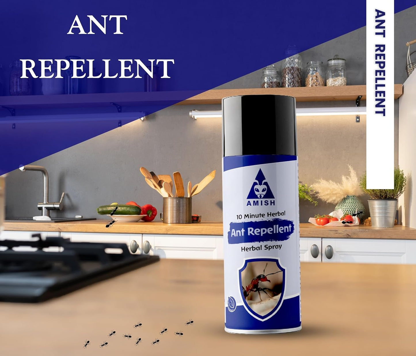 Amish Ant Spray Aerosol Spray 200ML Ready To Use Spray, Plant Based Extract