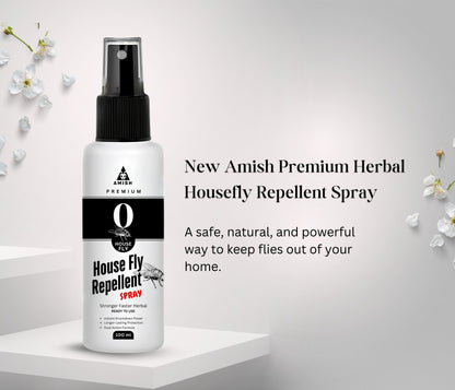 New Amish Premium Herbal Housefly Repellent Spray, Safe, Natural & Effective