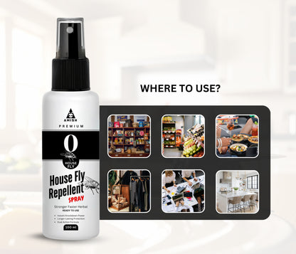 New Amish Premium Herbal Housefly Repellent Spray, Safe, Natural & Effective