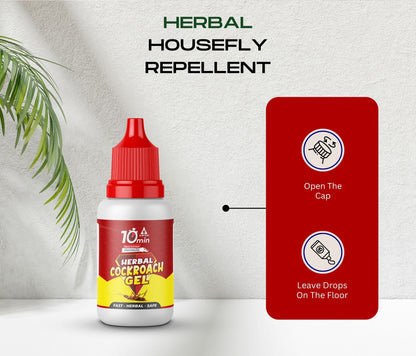 Amish C Herbal Cockroach Gel 30gm Pack of 2 |10 Minutes Result Guaranty|Removes Entire Cockroach Infestation|Powerful Cockroach Repellent For Home|100% Organic Chemical Free