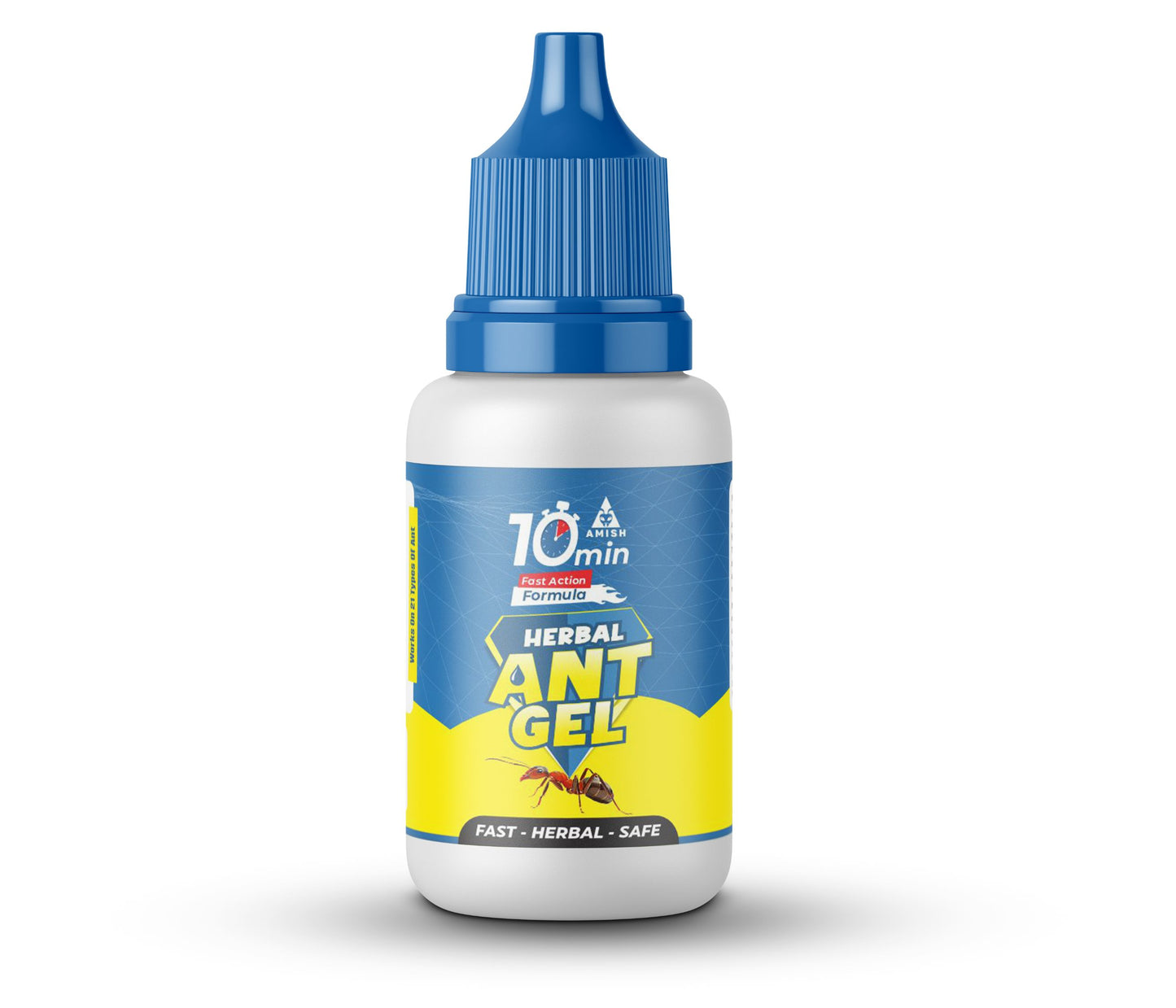 Amish A Herbal Ant Gel Pack of 2 | 10 Minutes Formula, 100% Organic Ant Gel Bait for Home & Kitchen Office & Garden