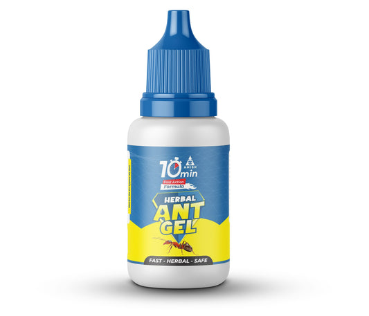 Amish A Herbal Ant Gel Pack of 2 | 10 Minutes Formula, 100% Organic Ant Gel Bait for Home & Kitchen Office & Garden