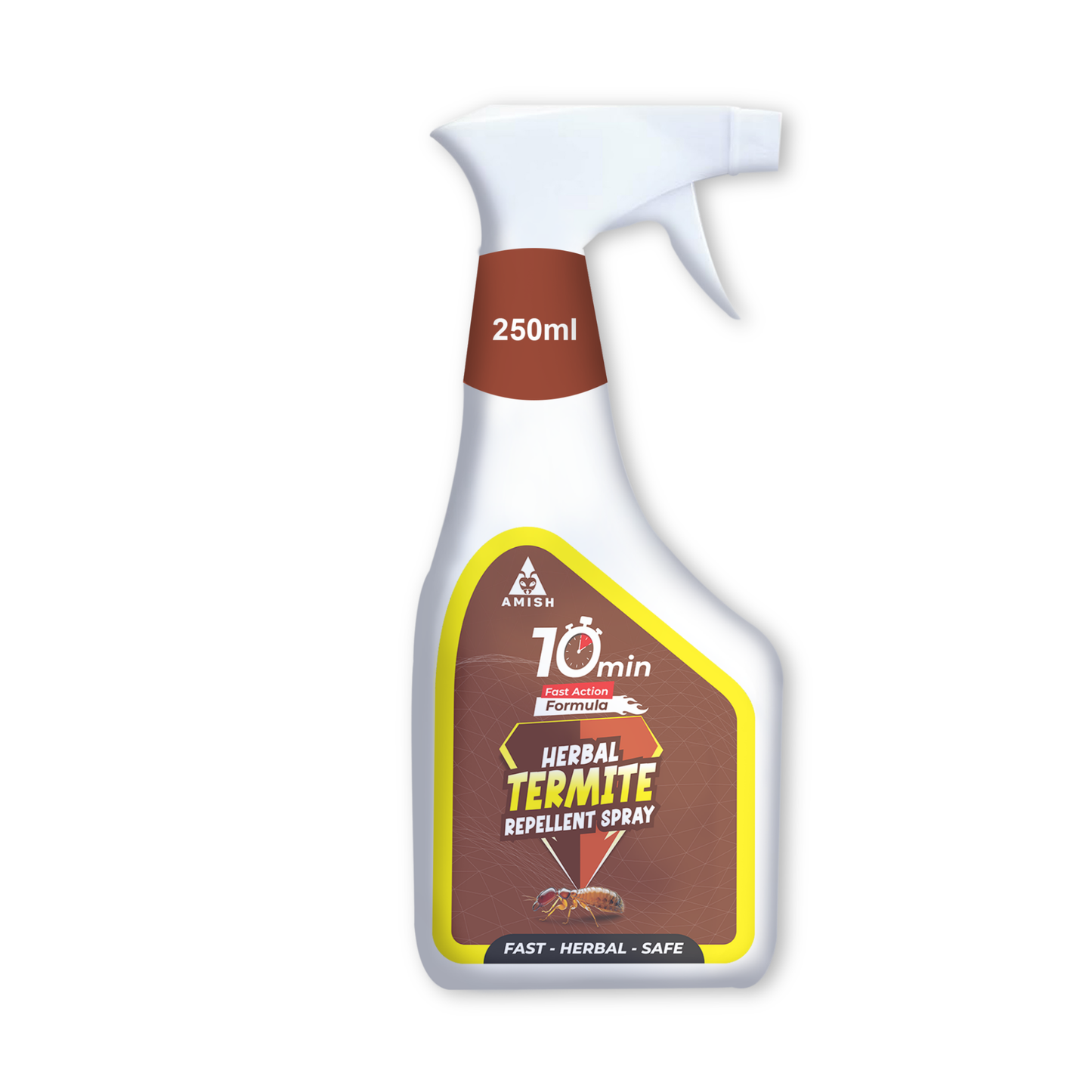 Amish Herbal Termite Spray 250 ml|10 Minutes Formula |Removes Entire Termite colony