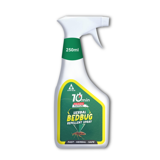 Amish Herbal Bed Bug Spray 250 ml|10 Minutes Formula |Removes Entire BedBug colony
