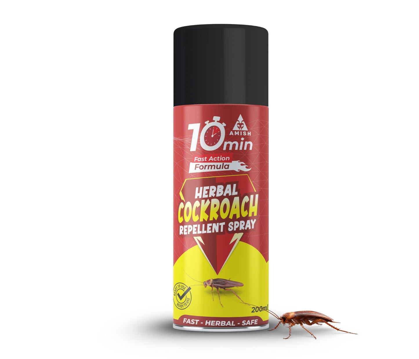 Amish Aerosol Cockroach Spray 200ml Special Ready To Use Spray