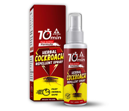 Amish Herbal Cockroach Spray 100ml, 10Minutes Result Guaranty