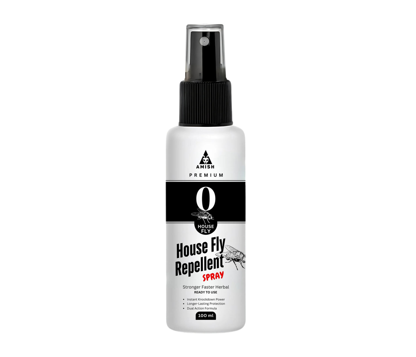 New Amish Premium Herbal Housefly Repellent Spray, Safe, Natural & Effective