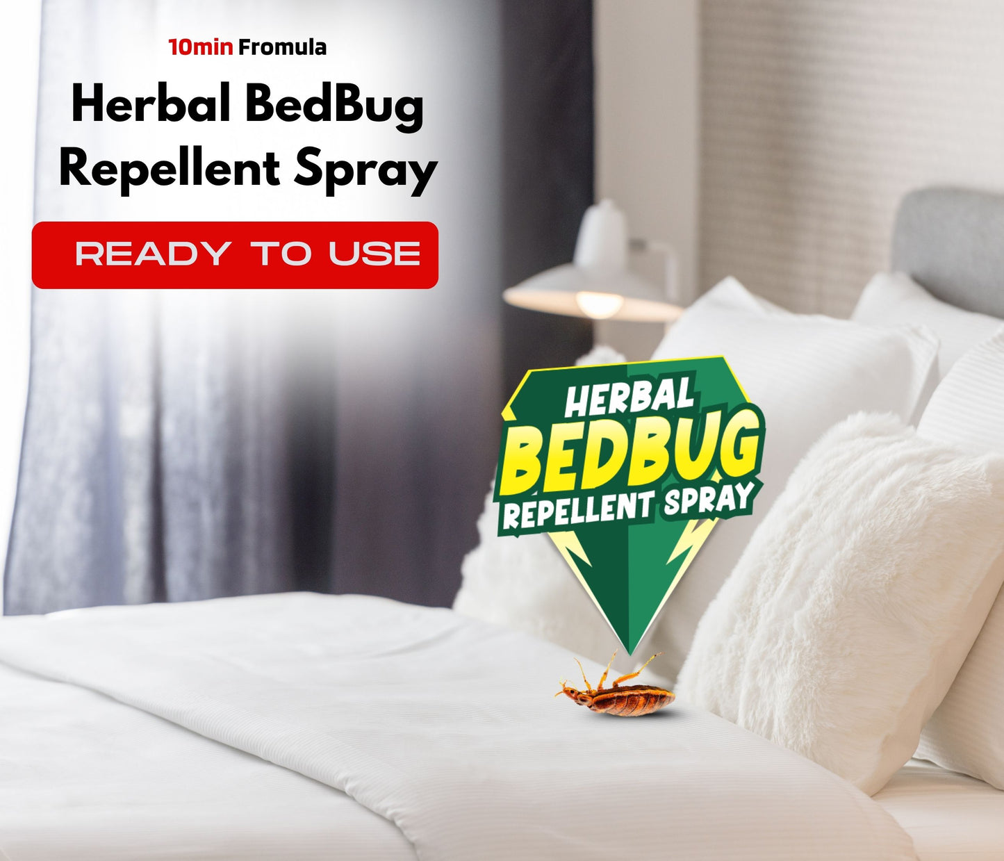 Amish Herbal Bed Bug Spray 10 Minutes Result Guaranty