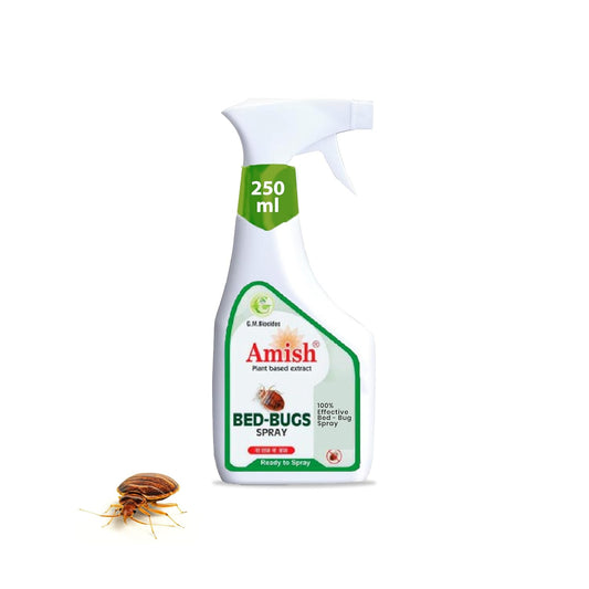 Amish Herbal Bed Bug Spray 250 ml|10 Minutes Formula |Removes Entire BedBug colony