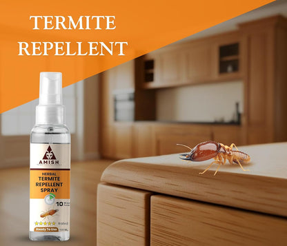 Herbal Termite Spray 100ml Powerful 100% Organic No Chemical Termite Repellent Spray for Home Furniture Long Lasting Wood Protection