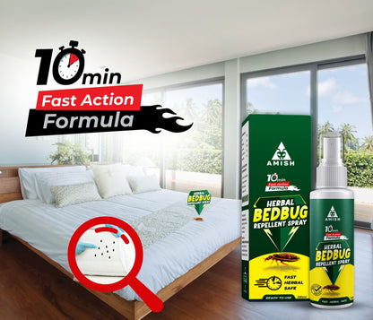 Amish Herbal Bed Bug Spray 10 Minutes Result Guaranty